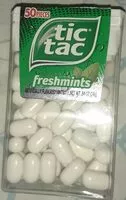 Mängden socker i Tic tac fresh mints