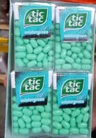 Mängden socker i Tic tac wintergreen packs