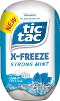 Mängden socker i Xfreeze strong mint flavored mints