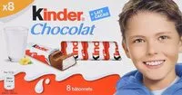 Mängden socker i Kinder chocolate