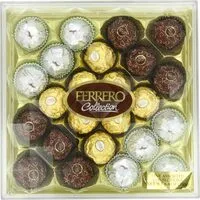 Mängden socker i Ferrero collection piece gift box count