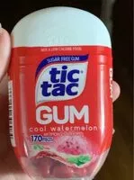 Mängden socker i Tic Tac Gum (Cool Watermelon)