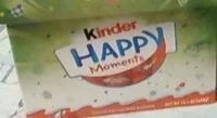 Mängden socker i Kinder happy moments