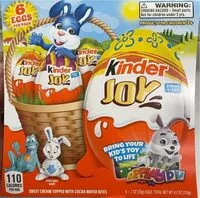 Mängden socker i Kinder Joy