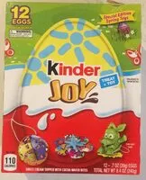 Mängden socker i Kinder joy
