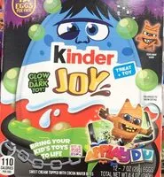 Mängden socker i Kinder Joy