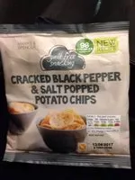 Mängden socker i Cracked Black Pepper & Salted Popped Potato Chips
