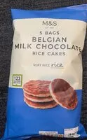 Mängden socker i Belgian Milk Chocolate Rice Cakes
