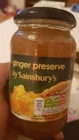 Mängden socker i Ginger preserve