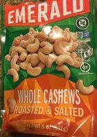 Mängden socker i Whole cashews