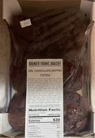 Mängden socker i chocolate muffin