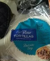 Mängden socker i Flour tortillas