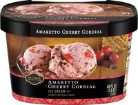 Mängden socker i Amaretto cherry cordial ice cream