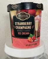 Mängden socker i Strawberry Champagne ice cream