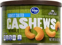 Mängden socker i Whole lightly salted cashews