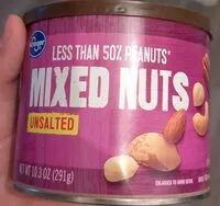 Mängden socker i Unsalted mixed nuts