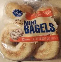 Mängden socker i Plain Mini Bagels, pre-sliced