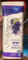 Mängden socker i lite grape drink mix