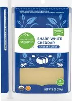 Mängden socker i Sharp white cheddar cheese