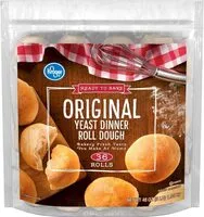 Mängden socker i Original yeast dinner dough rolls
