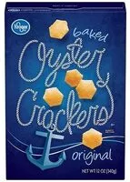 Mängden socker i Kroger, baked oyster crackers, original