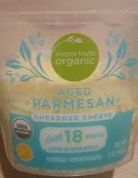 Mängden socker i Aged parmesan shredded cheese