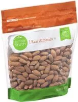 Mängden socker i Raw almonds