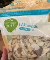 Mängden socker i Simple truth, almonds sliced