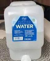 Mängden socker i Purified Drinking Water