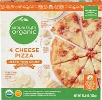 Mängden socker i Cheese ultra thin crust pizza