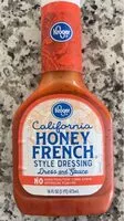 Mängden socker i California honey French style dressing