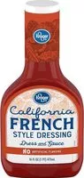 Mängden socker i California french style dressing