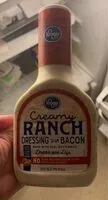 Mängden socker i Creamy Ranch Dressing with Bacon