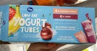 Mängden socker i Low fat yogurt tubes