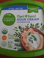 Mängden socker i Non-dairy sour cream