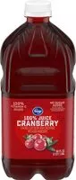 Mängden socker i 100% juice cranberry flavored 3 juice blend from concentrate