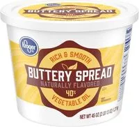 Mängden socker i Vegetable oil buttery spread