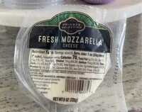 Mängden socker i Fresh Mozzarella