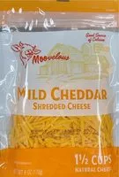 Mängden socker i Mild Cheddar Shredded Cheese