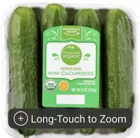 Mängden socker i Seedless Mini Cucumber
