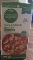 Mängden socker i Vegtable broth