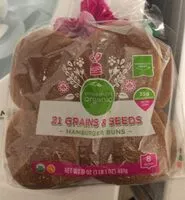 Mängden socker i 21 Grains & Seeds Hamburger Buns