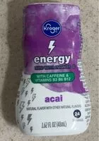 Mängden socker i Acai energy liquid enhancer