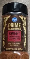 Mängden socker i Prime seasonings sweet smokehouse season and rub