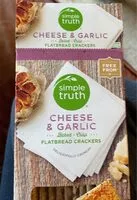 Mängden socker i Garlic and cheese flatbread crackers