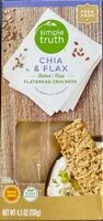 Mängden socker i Chia & Flax Flatbread Crackers