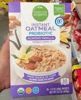 Mängden socker i Instant Oatmeal Probiotic