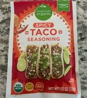 Mängden socker i Spicy taco seasoning