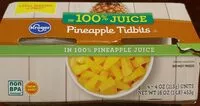 Mängden socker i Pineapple Tidbits In 100% Juice