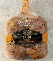 Mängden socker i Extra Large Enriched Sandwich Rolls ONION
